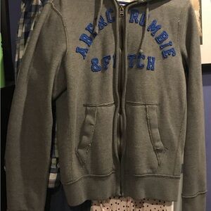 Ambercrombie Gray Hoodie Vintage XL